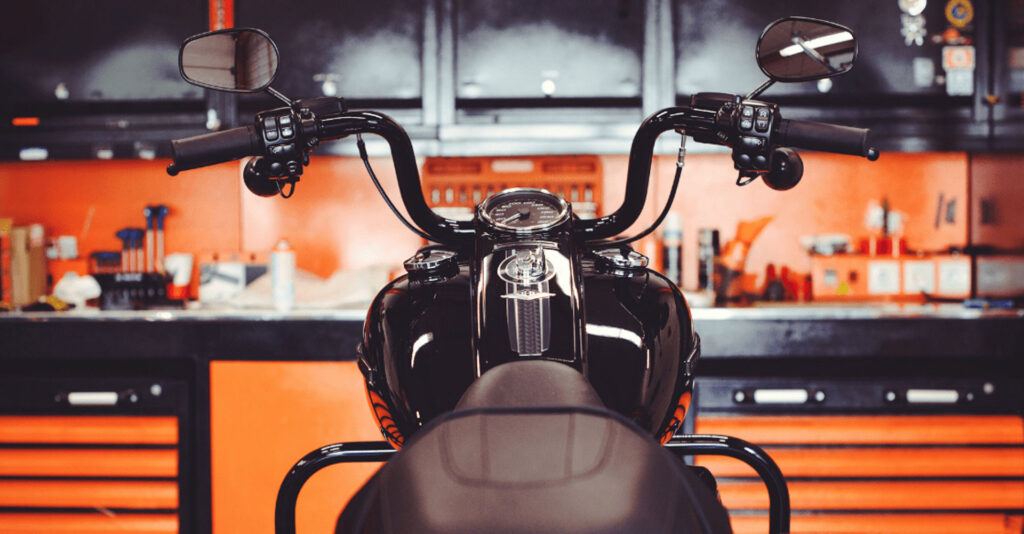 11 steps motorcycle storage a