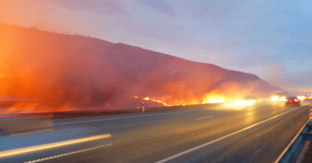 car california wildfires a